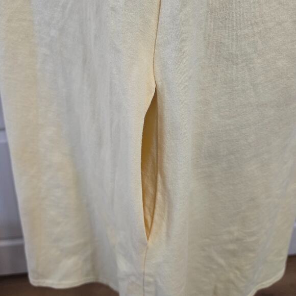 VTG - Leisure Life Dress Cover Up Yellow Short Slv Dress Size (see measurements) - Picture 4 of 10